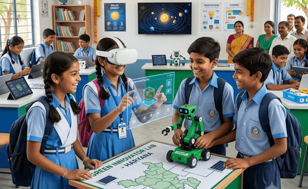 REC Grants ₹1.40 Cr to Haryana Schools for Green Immersive Labs